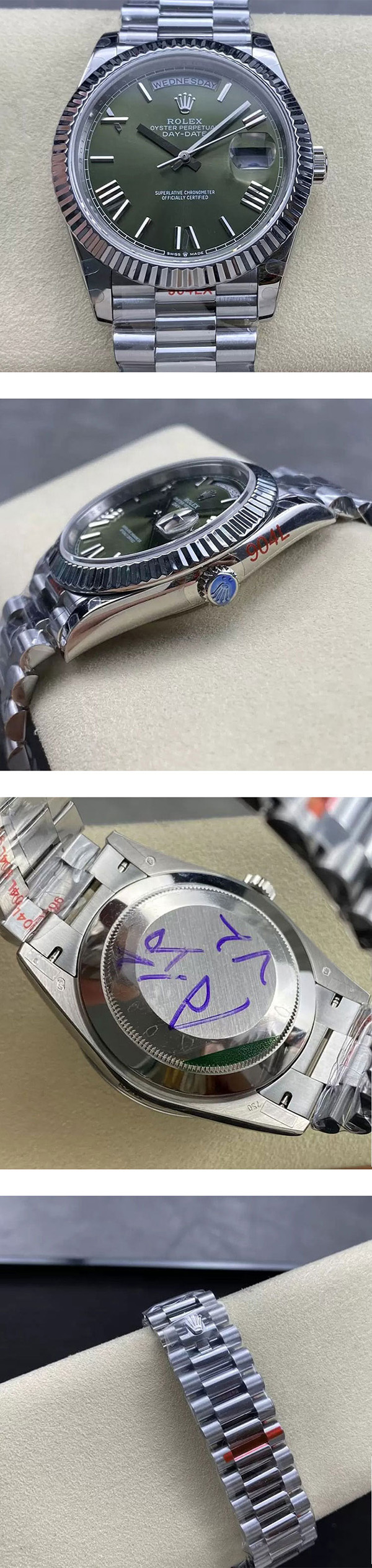 【グリーン】【40mm】 著名なブランド デイデイト M228236-0008 コピー時計